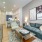 living room open to kitchen with recessed lighting throughout